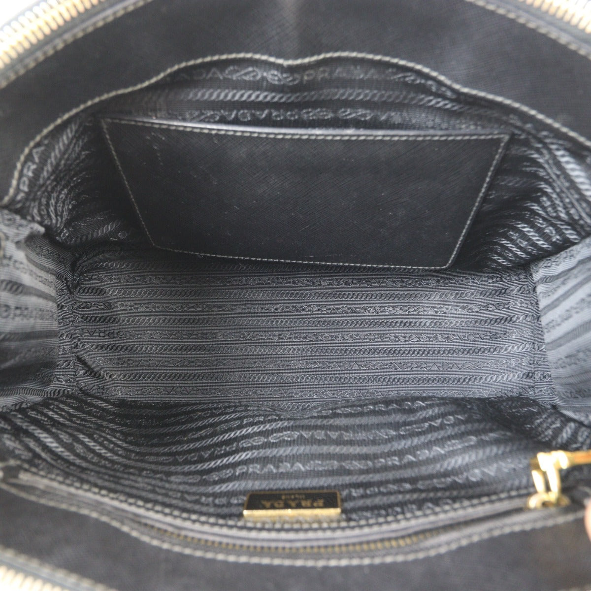 Prada Saffiano Lux Galleria Double Zip Tote Small