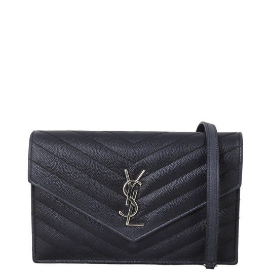 Saint Laurent Cassandre Envelope Chain Wallet