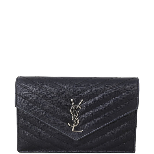 Saint Laurent Cassandre Envelope Chain Wallet