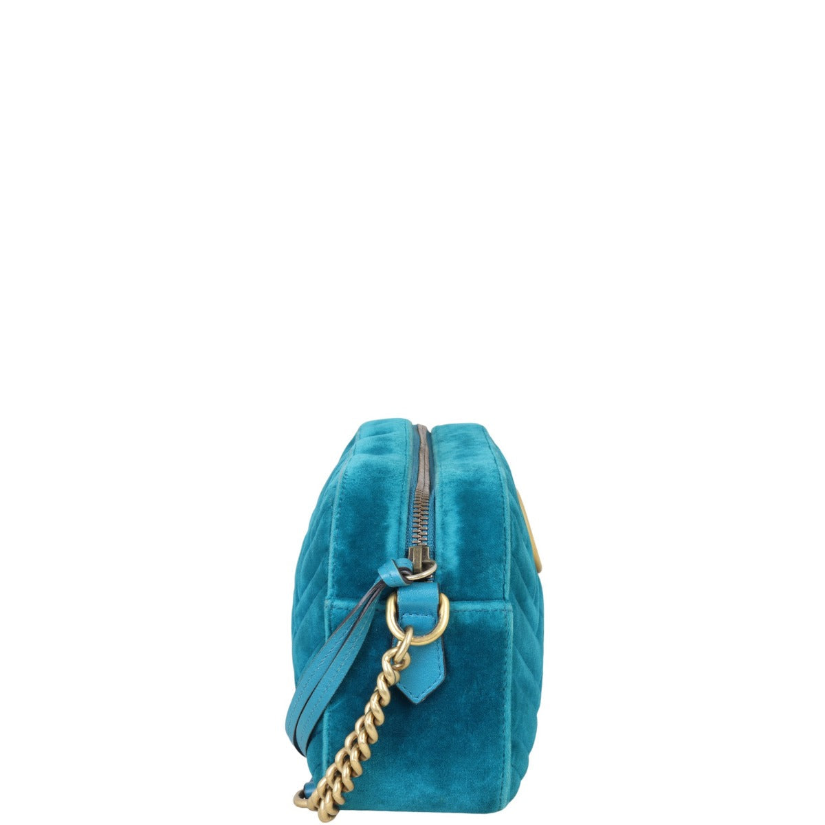 Gucci GG Marmont Velvet Small Camera Bag