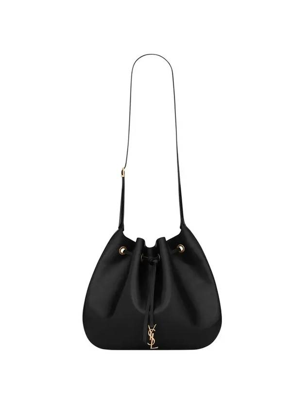 Luxury Saint Laurent Trending 2025 Monogram Leather Shoulder Bag Black
