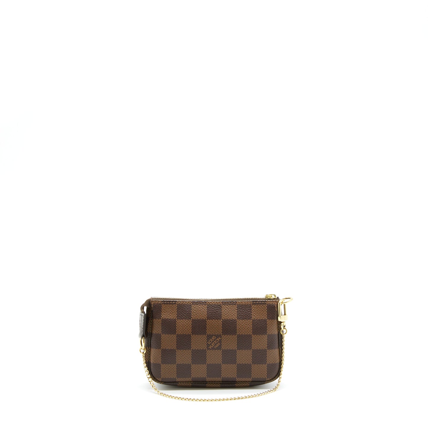 Louis Vuitton Mini Pochette Accessories Damier Ebene Canvas