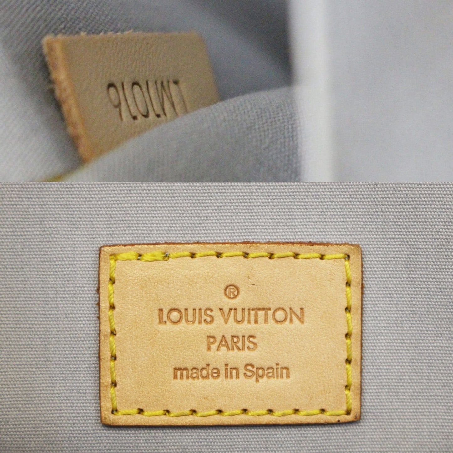 LOUIS VUITTON Roxbury Drive Vernis Leather Shoulder Bag Cream