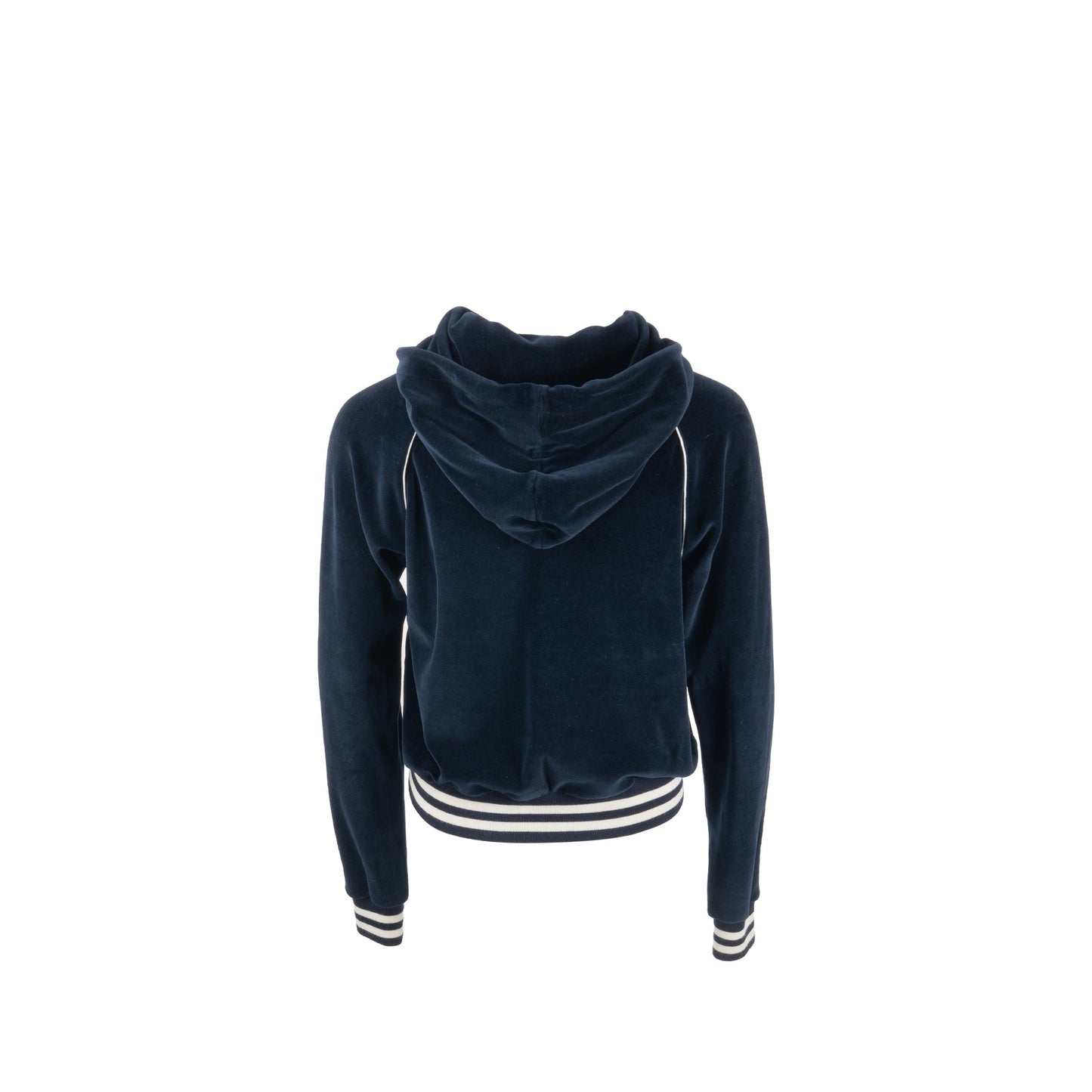 Celine Size Velvet Bomber Jacket Cotton/Polyamide Dark Blue