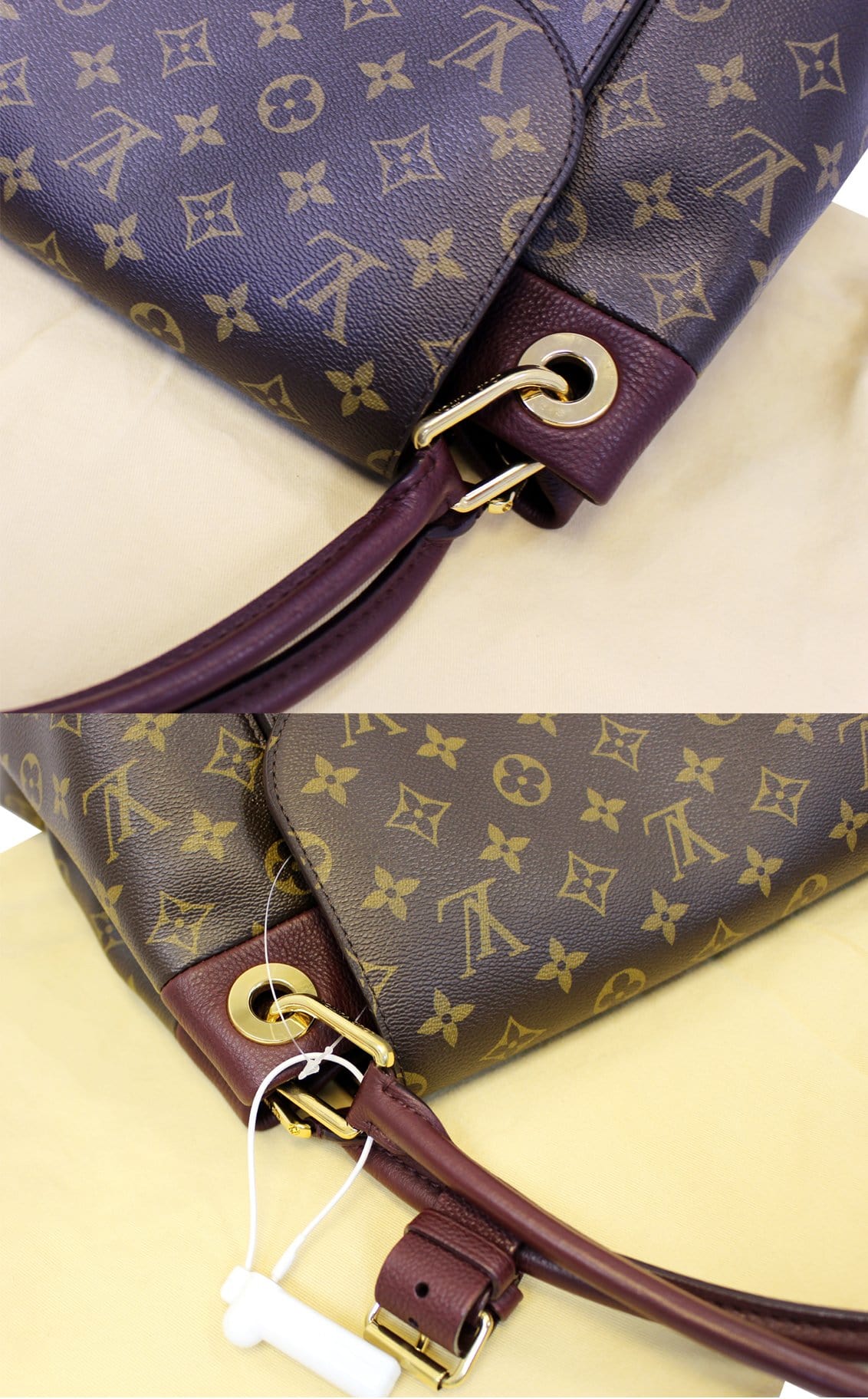 LOUIS VUITTON Olympe Aurore Monogram Canvas Satchel Shoulder Bag - 15% OFF