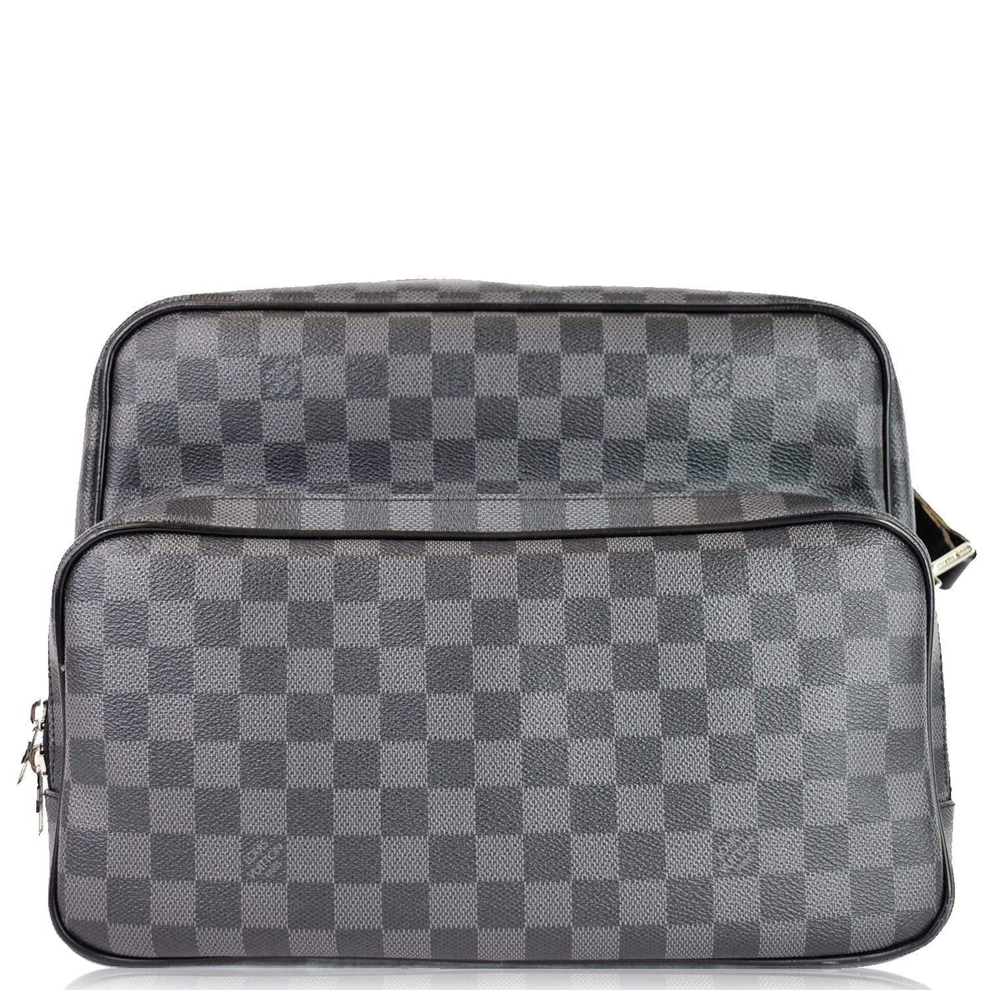 LOUIS VUITTON Sac Leoh Damier Graphite Messenger Bag Black - 20% OFF