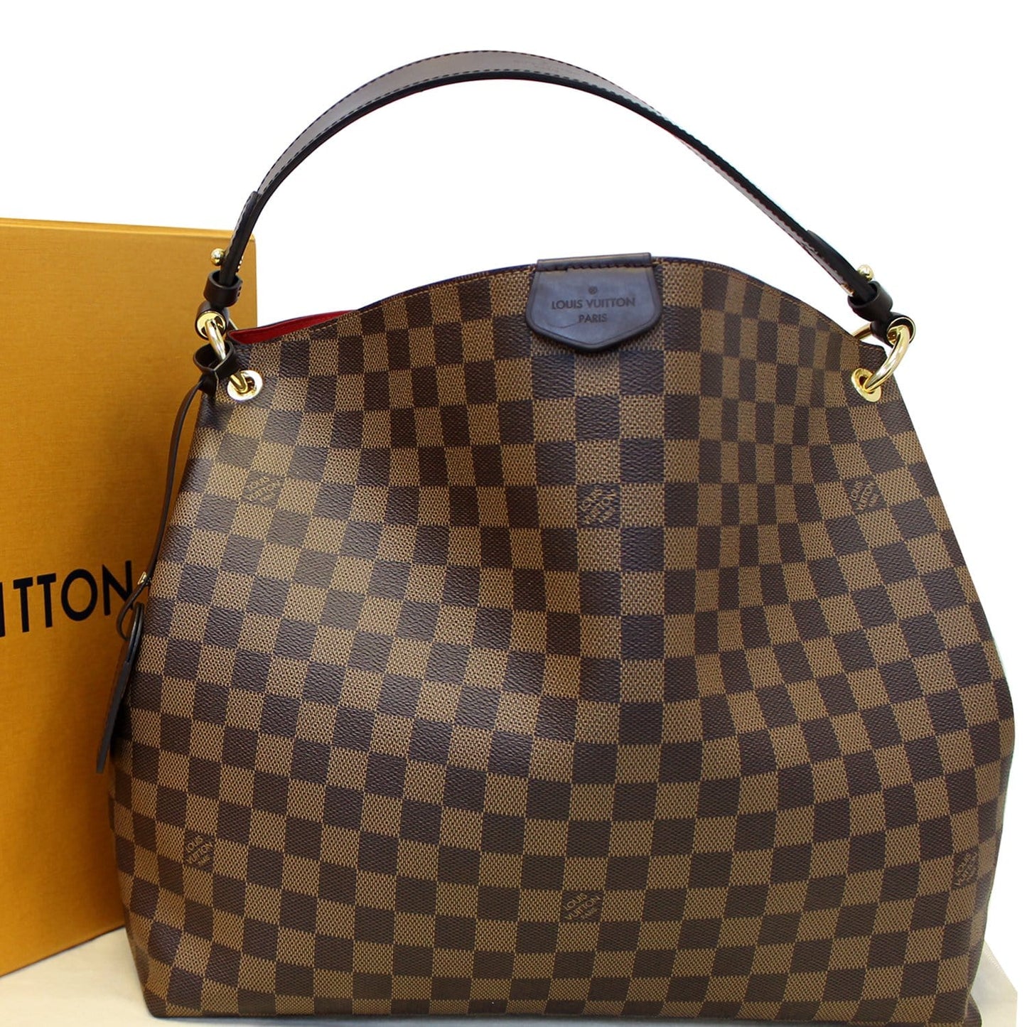 LOUIS VUITTON Graceful MM Damier Ebene Shoulder Bag