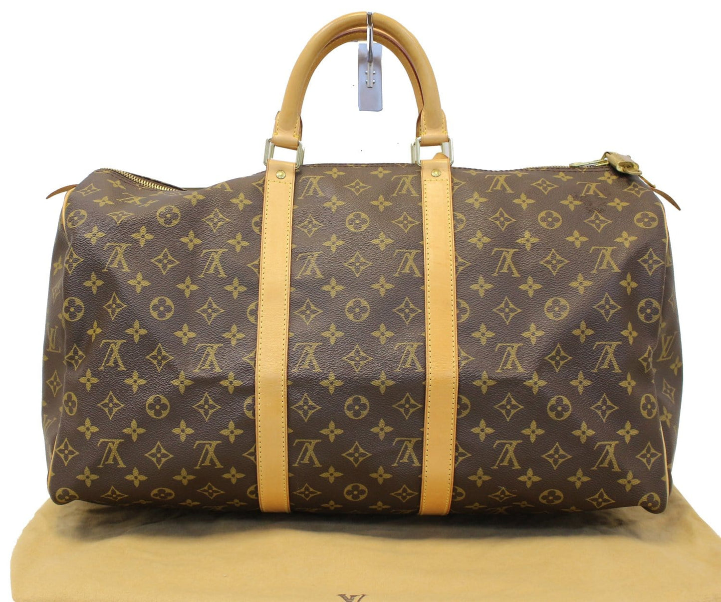 LOUIS VUITTON Monogram Canvas Keepall 50 Travel Bag