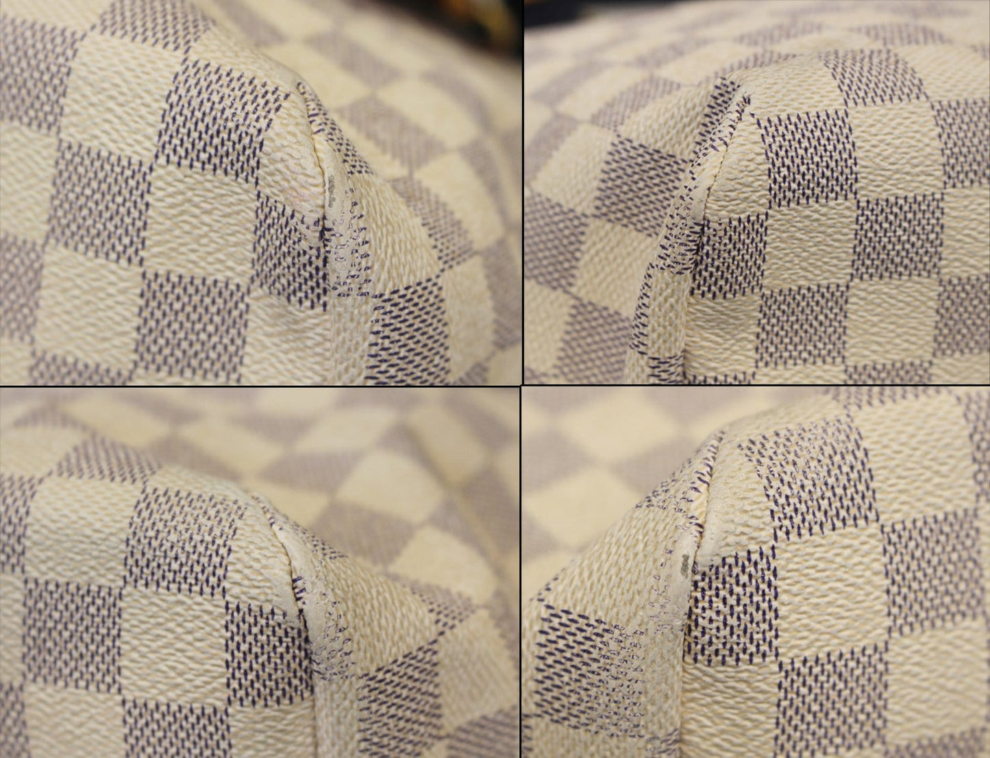 LOUIS VUITTON Cabas PM Damier Azur Beach Shoulder Bag