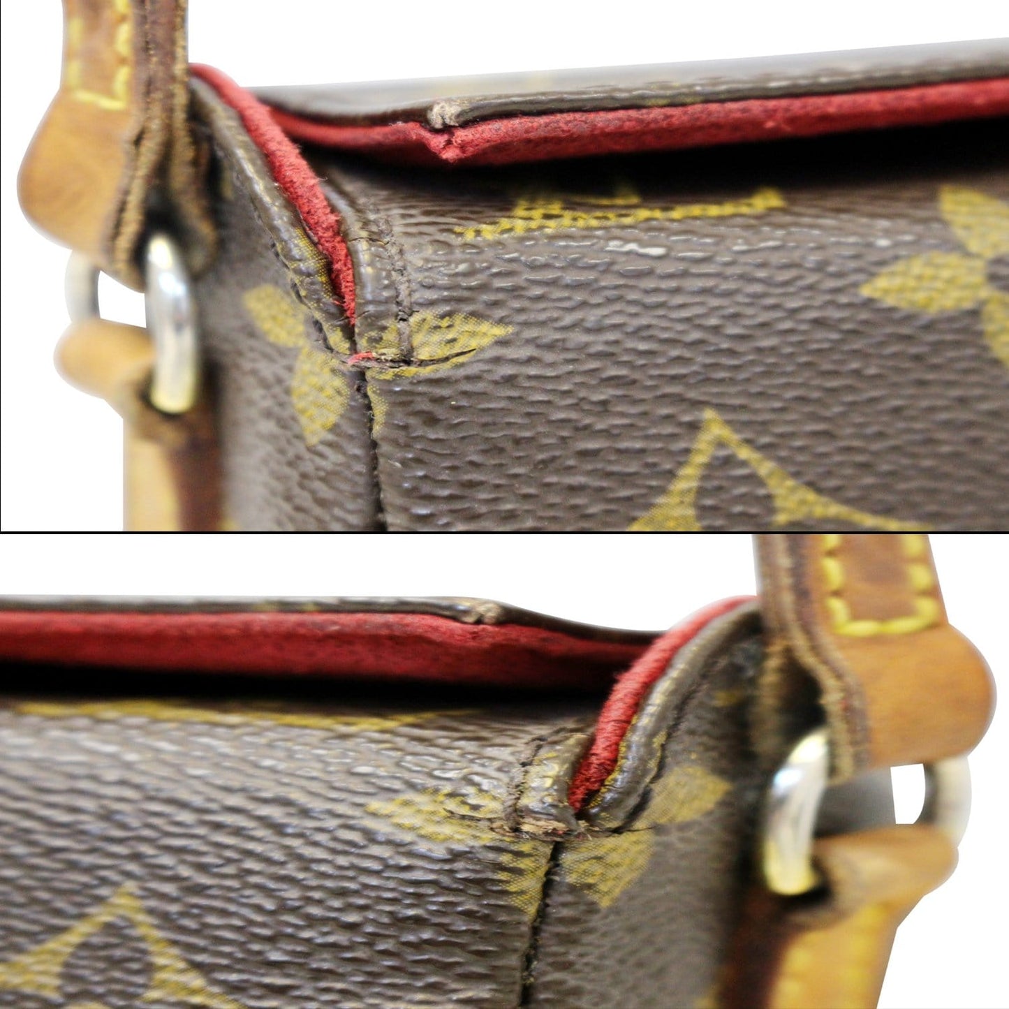 LOUIS VUITTON Recital Monogram Canvas Shoulder Handbag