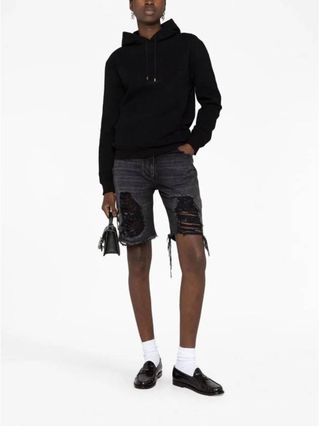 Luxury Saint Laurent Trending 2025 Logo Hoodie Black