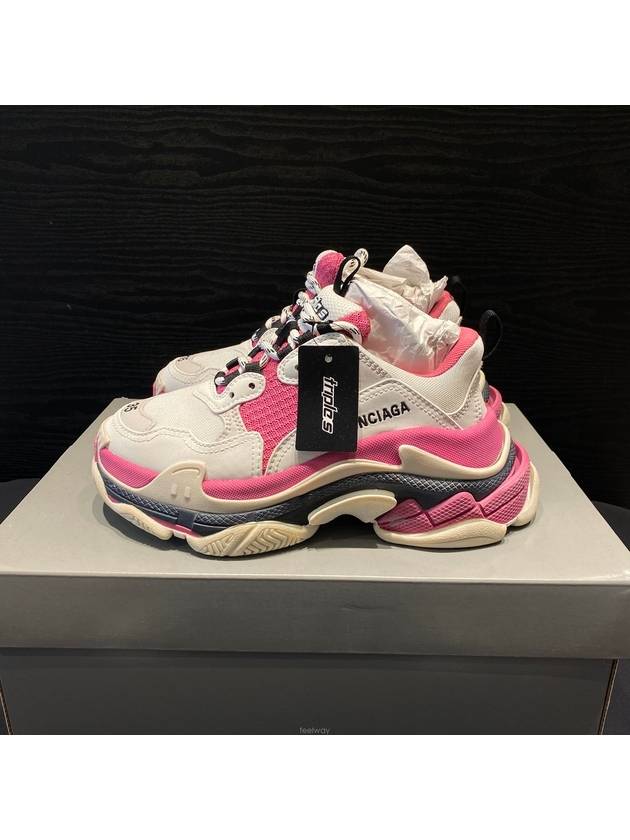 Luxury Balenciaga Trending 2025 WoMen's Triple S Low Top Sneakers Pink