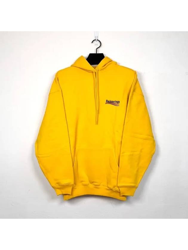 Luxury Balenciaga Trending 2025 Political Campaign Medium Fit Hoodie Yellow