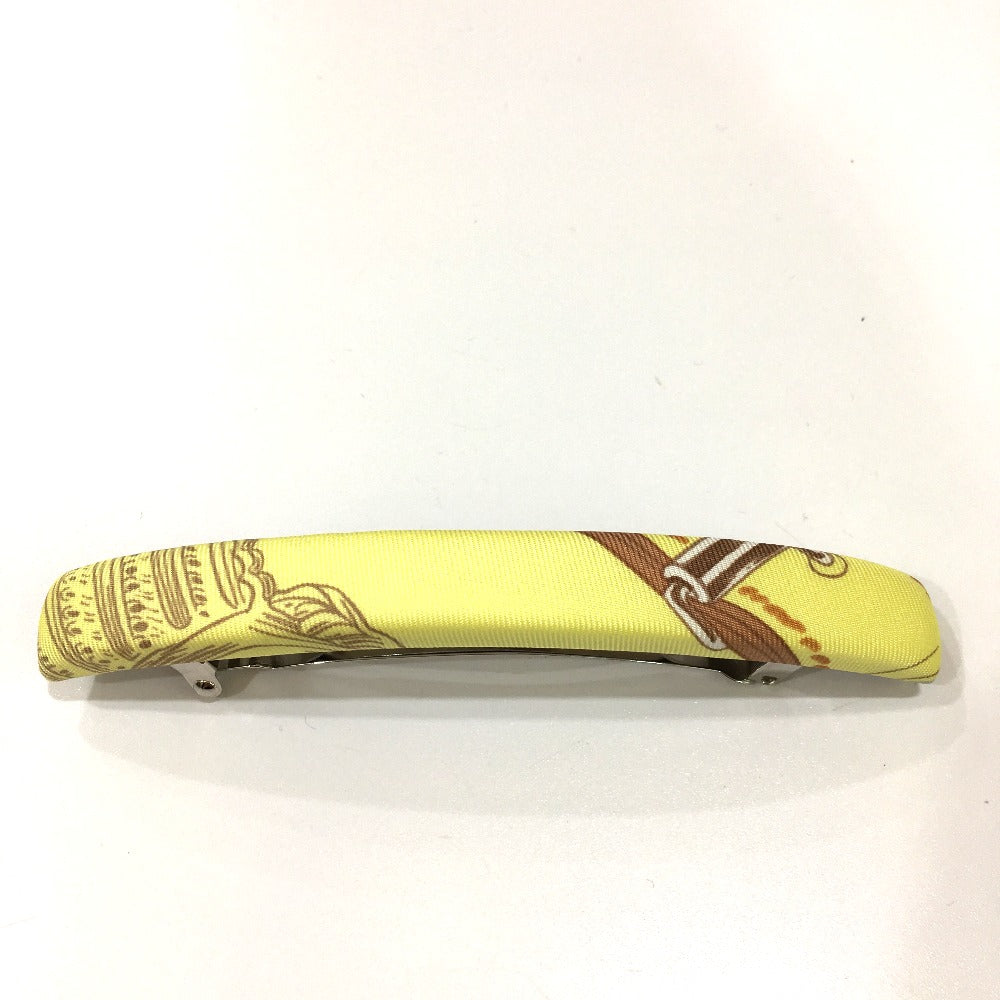 HERMES Valletta silk yellow hair accessory Overall handle Women