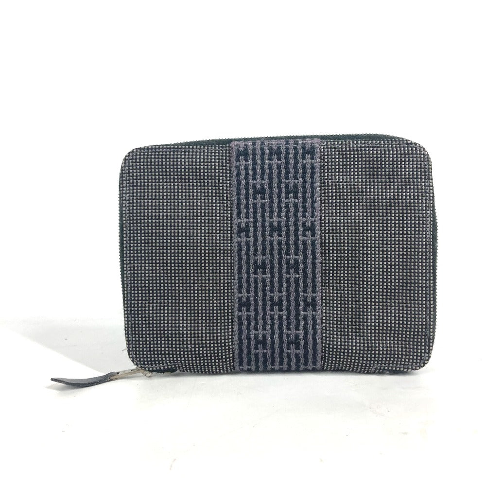 HERMES Notebook cover canvas gray Her Line System notebook stationery Women(Unisex)