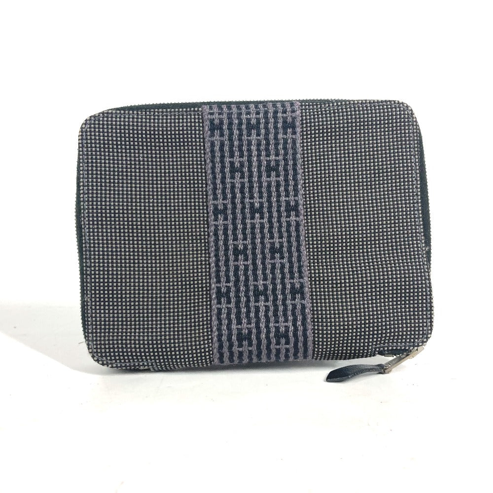 HERMES Notebook cover canvas gray Her Line System notebook stationery Women(Unisex)