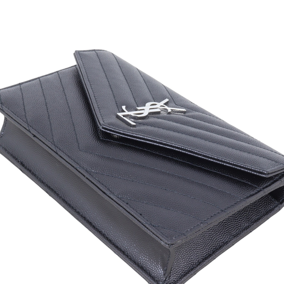 Saint Laurent Cassandre Envelope Chain Wallet