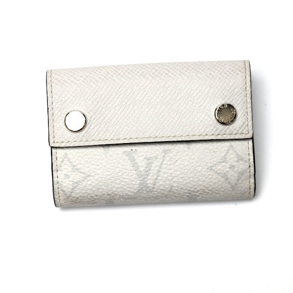 LOUIS VUITTON Tri-fold wallet M67621 Taiga Leather Bron Discovery compact wallet Taiga With Coin Pocket Women
