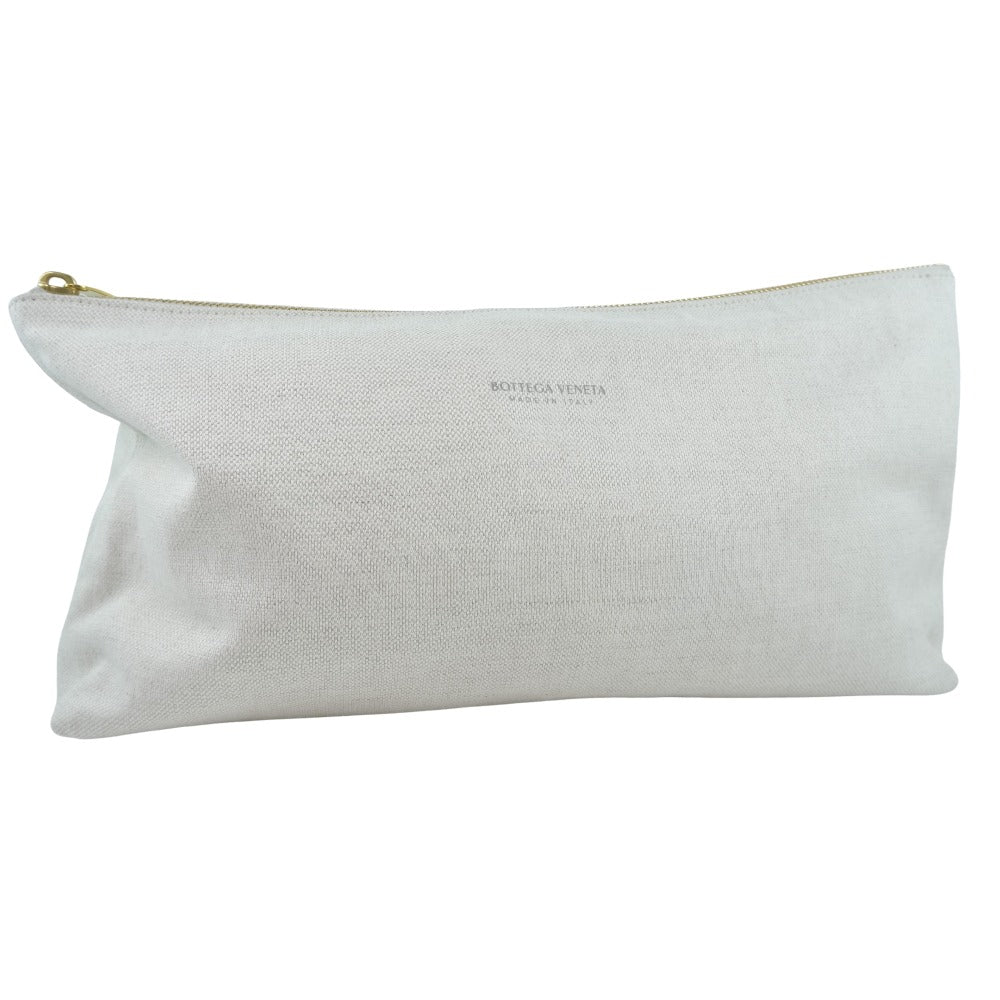 BOTTEGAVENETA Pouch canvas beige Bag in bag unisex(Unisex)