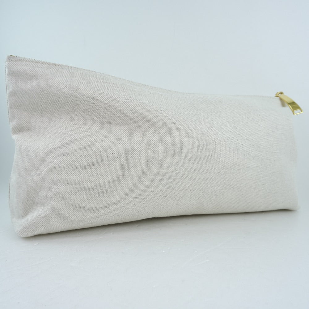 BOTTEGAVENETA Pouch canvas beige Bag in bag unisex(Unisex)