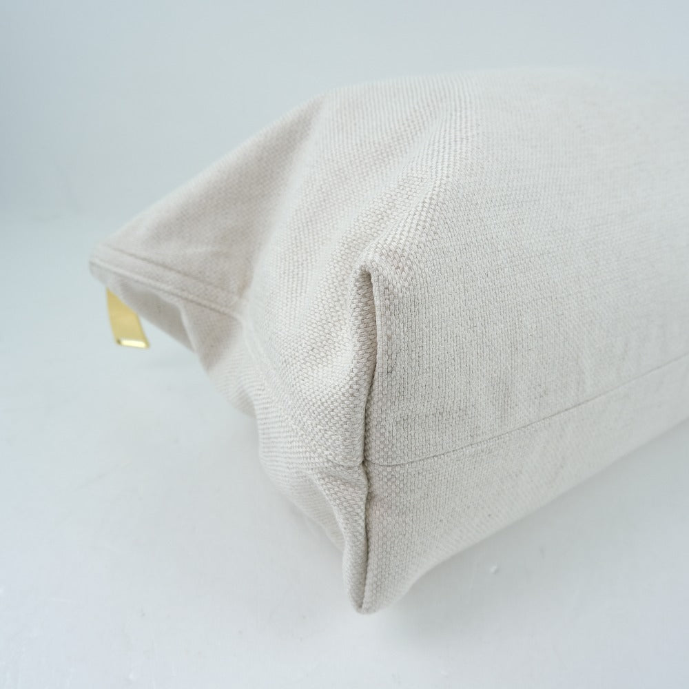 BOTTEGAVENETA Pouch canvas beige Bag in bag unisex(Unisex)