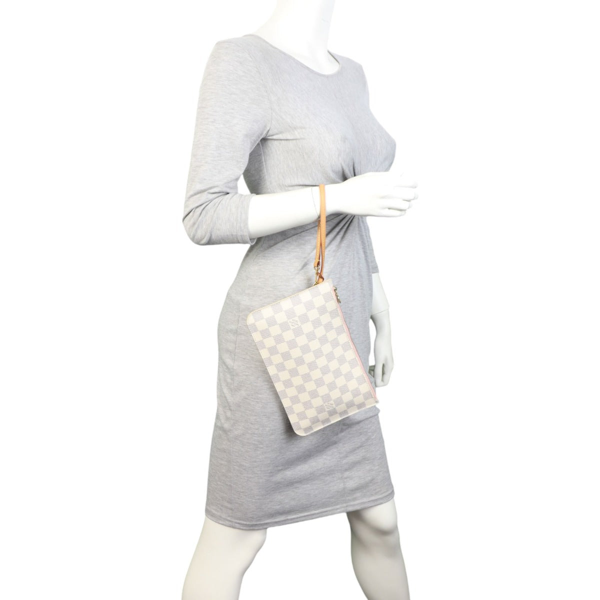 Louis Vuitton Neverfull Pochette Damier Azur