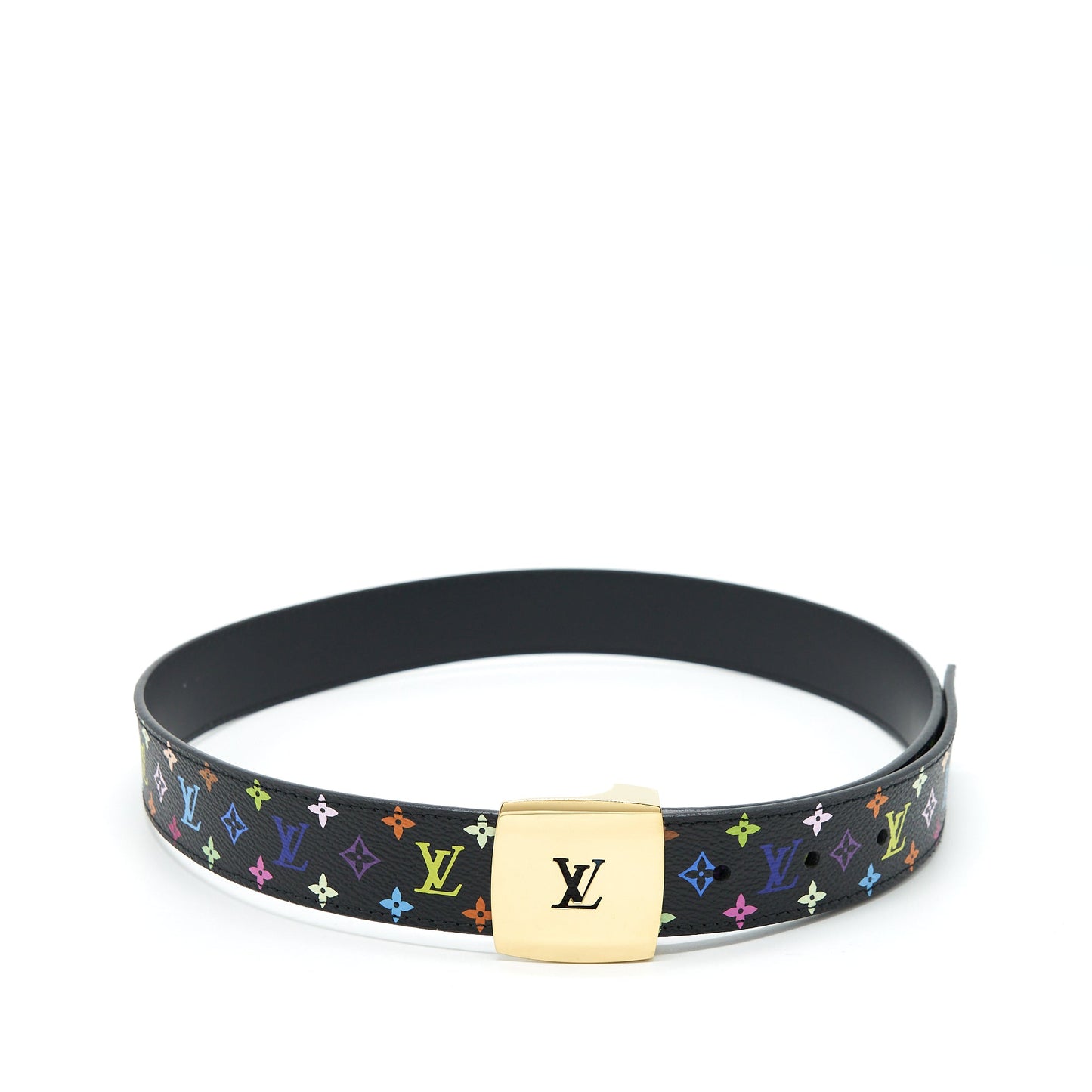 Louis Vuitton Size 75 Belt Black/Multicolour Monogram