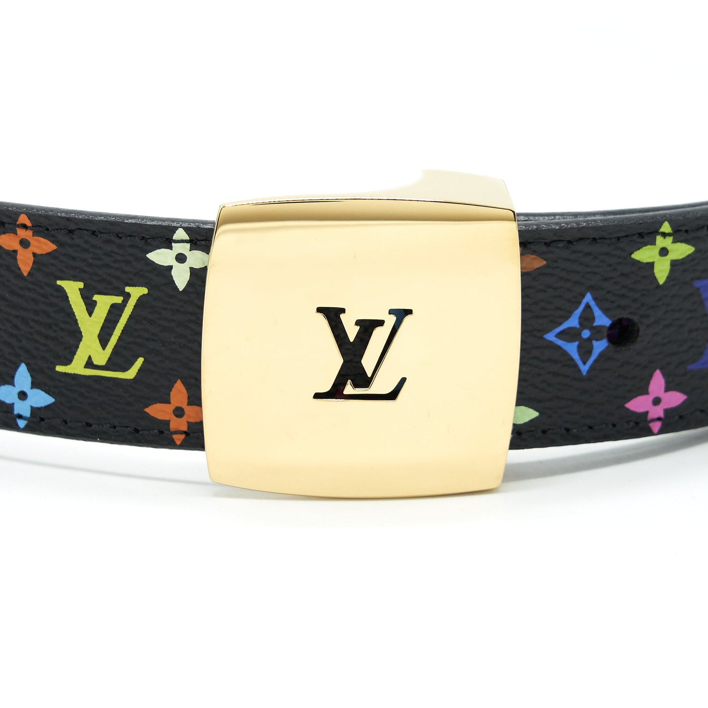 Louis Vuitton Size 75 Belt Black/Multicolour Monogram