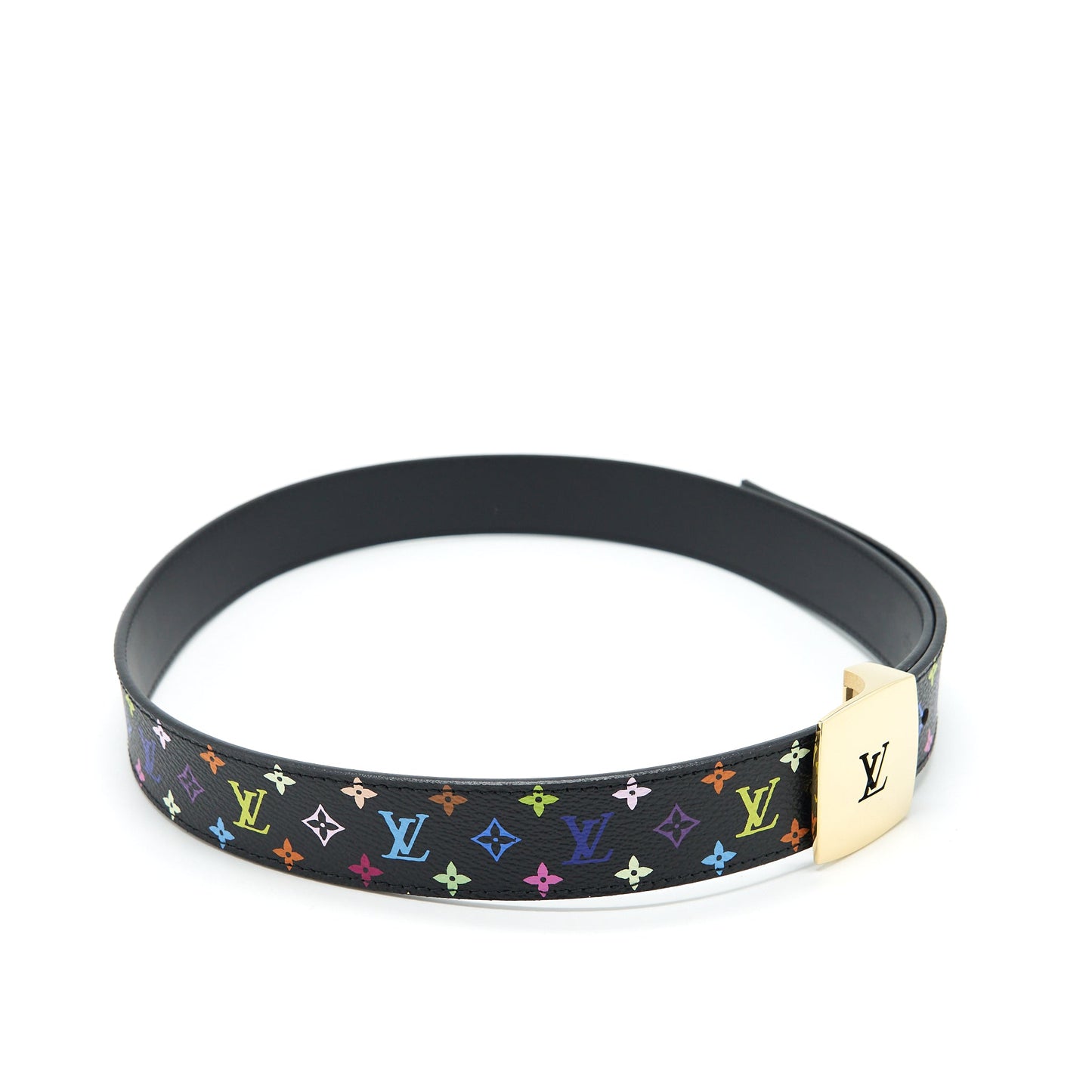 Louis Vuitton Size 75 Belt Black/Multicolour Monogram