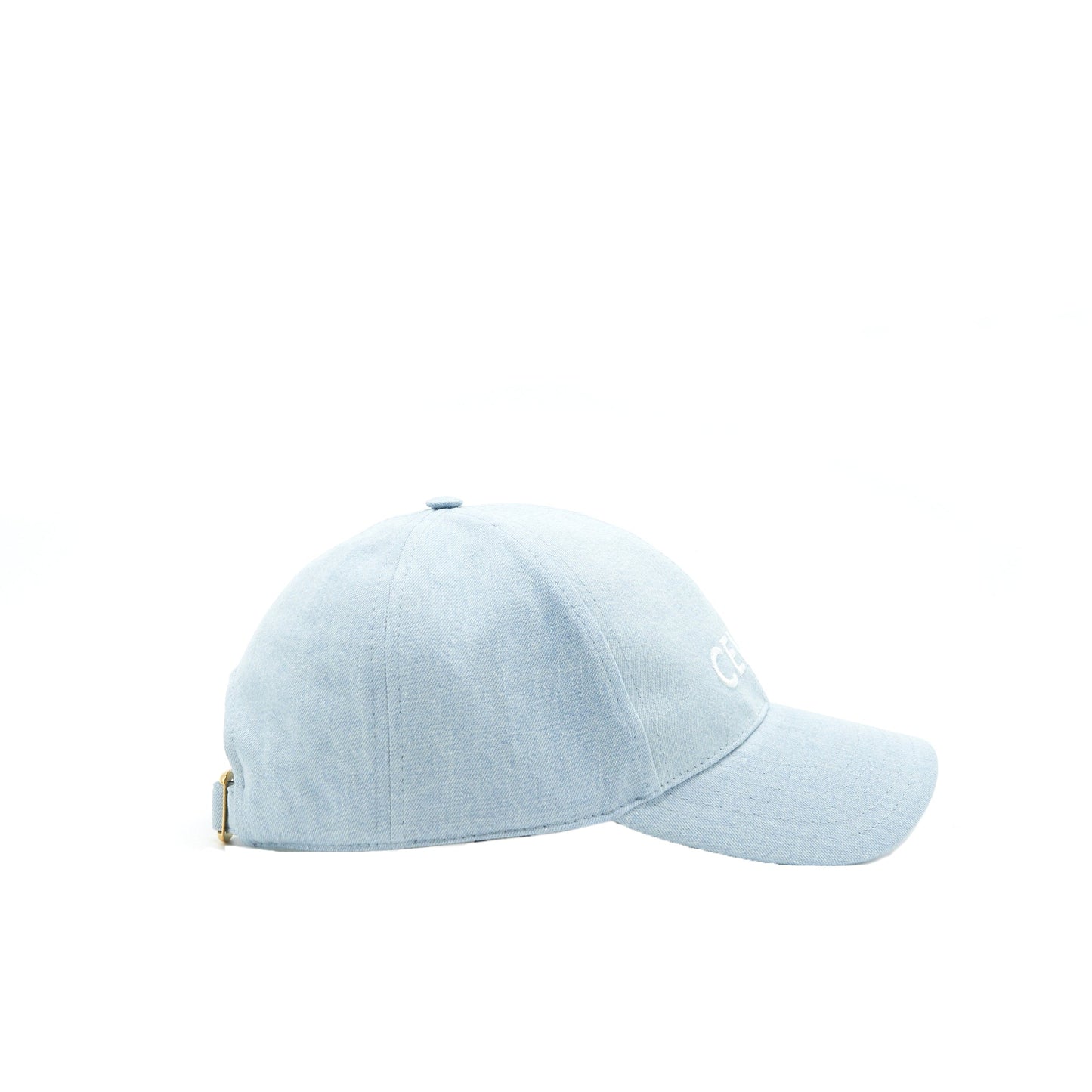 Celine Size L Baseball Cap Denim Light Blue