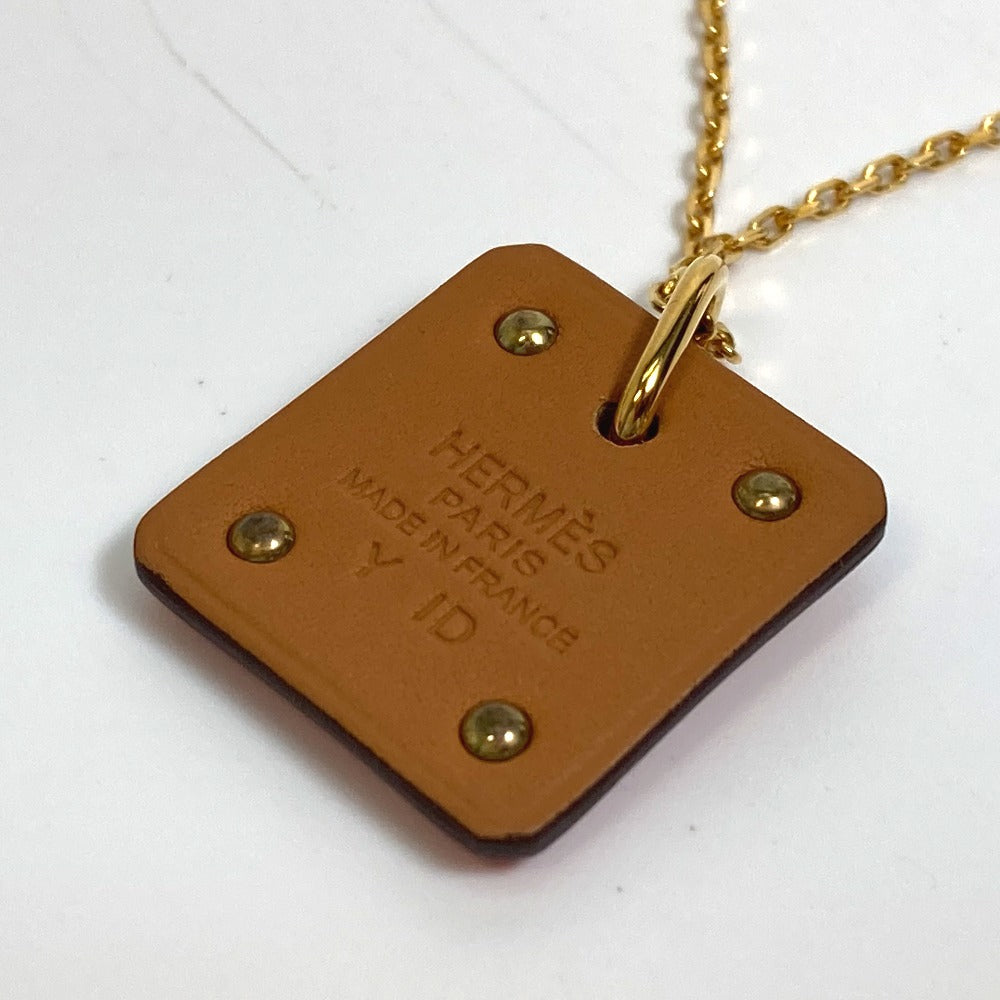 HERMES Necklace metal Red As de Coeur As de Coeur Women