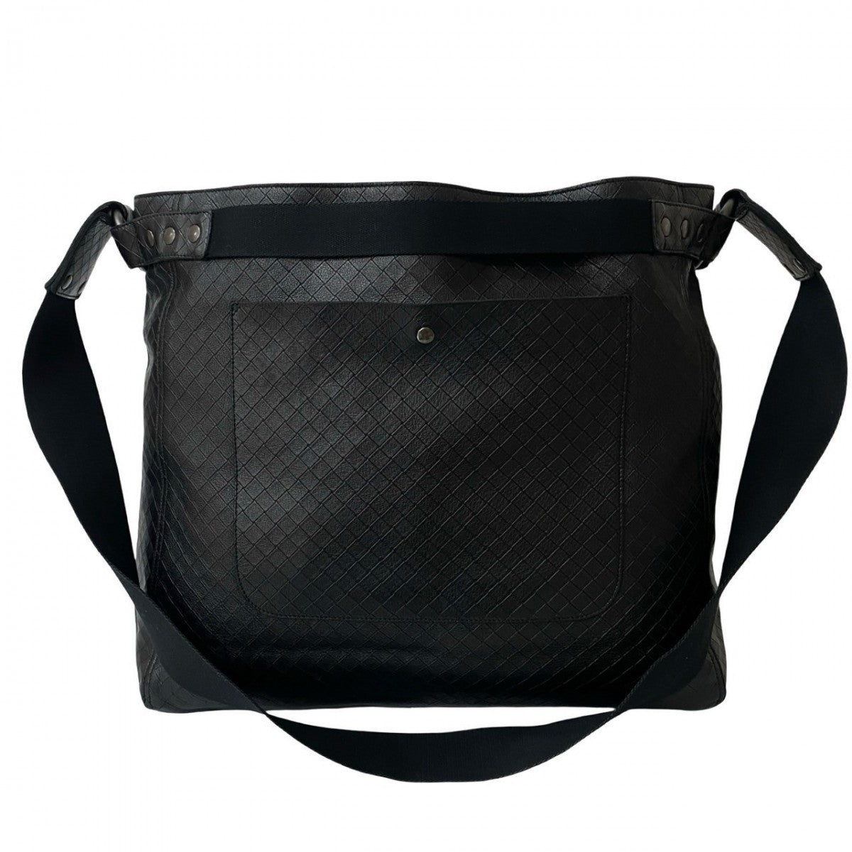 BOTTEGAVENETA Shoulder Bag leather black Intretti Mirage mens