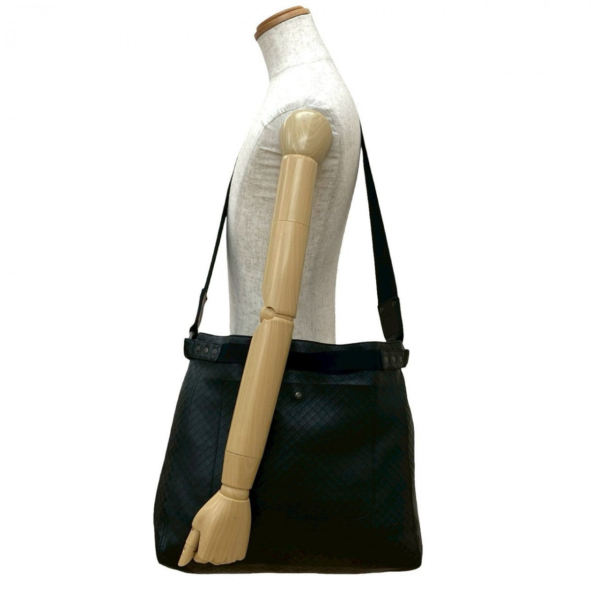 BOTTEGAVENETA Shoulder Bag leather black Intretti Mirage mens