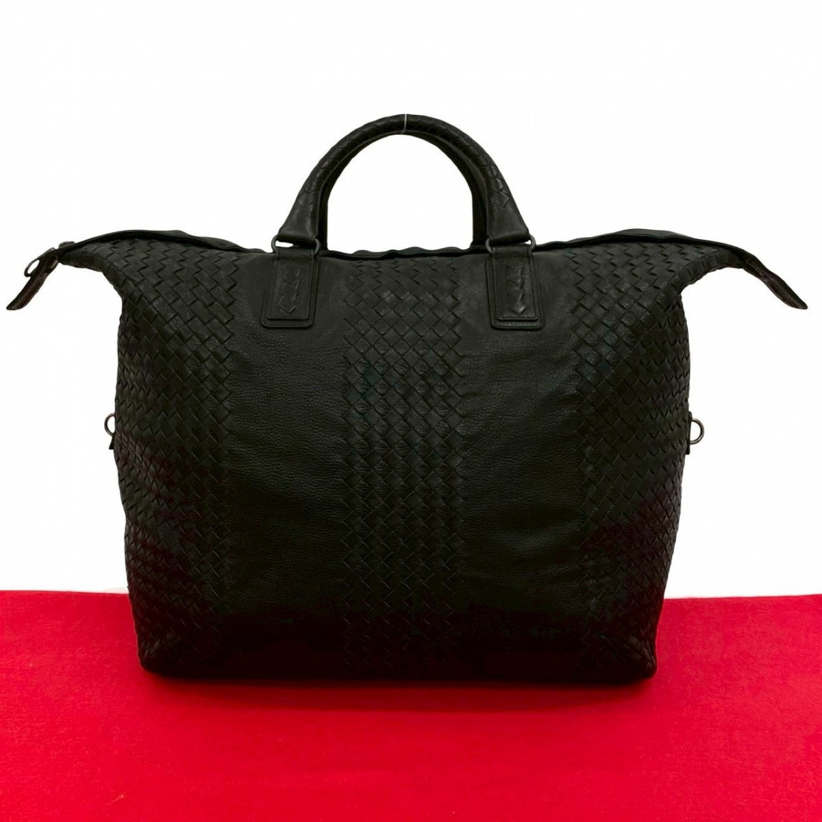 BOTTEGAVENETA Handbag leather black