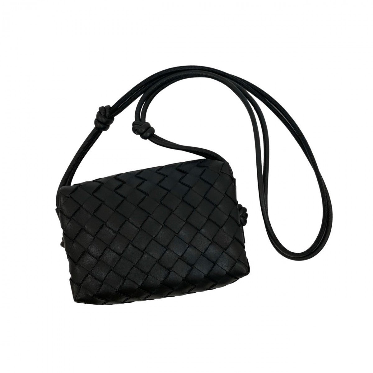 BOTTEGAVENETA Shoulder Bag leather black Small Loop Bag