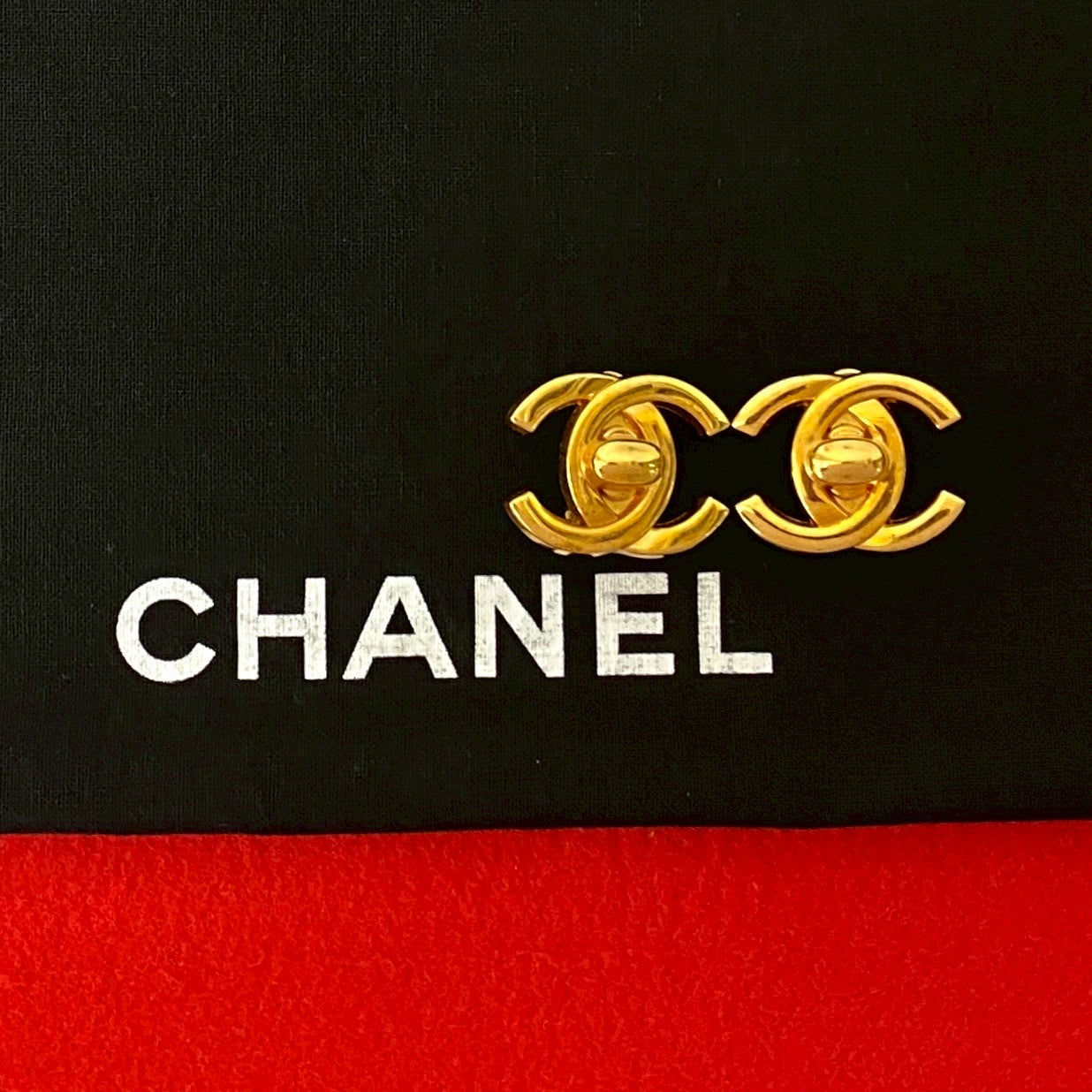 CHANEL Earring Gold Plated gold