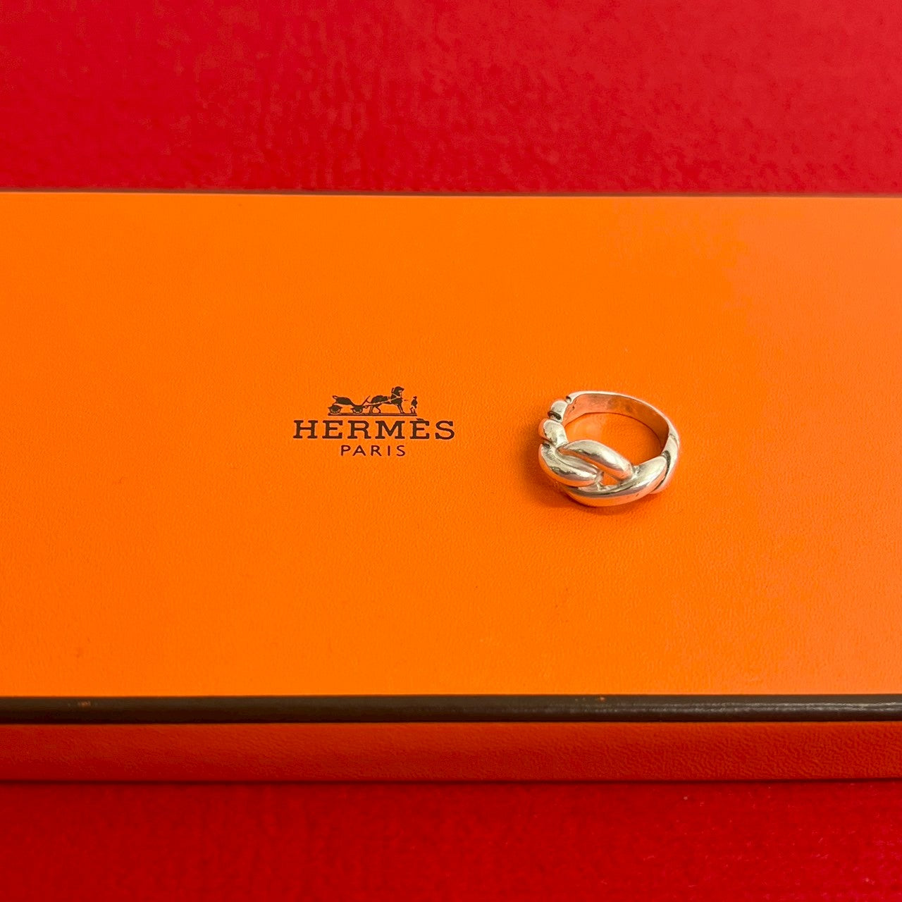 HERMES Ring Silver925 Silver