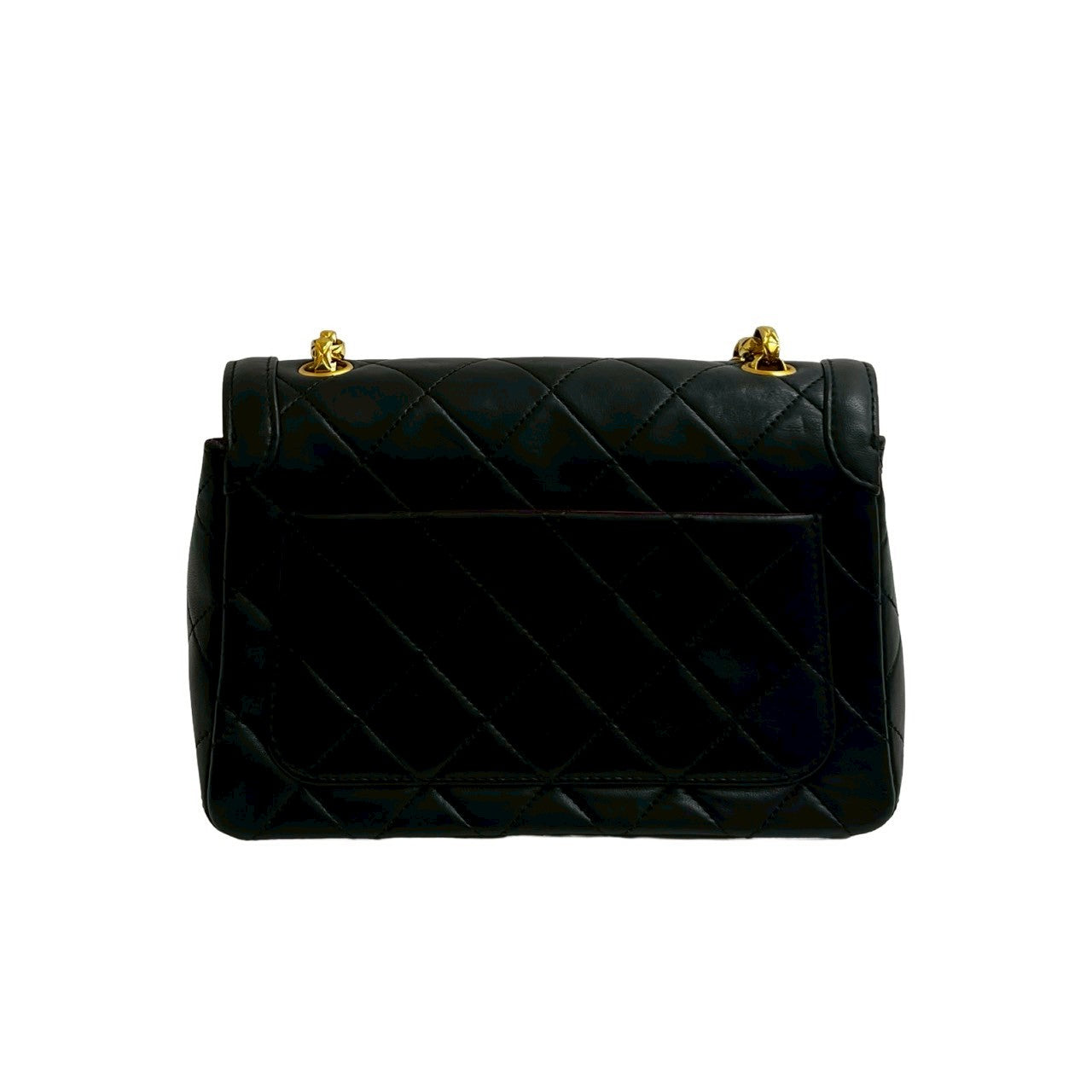 CHANEL Shoulder Bag lambskin black Matrasse