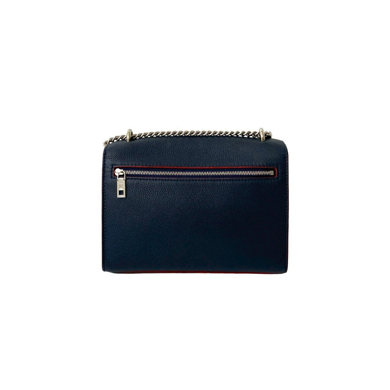 LOUIS VUITTON Shoulder Bag leather Navy ãã¤ã­ãã¯ãã¼ BB