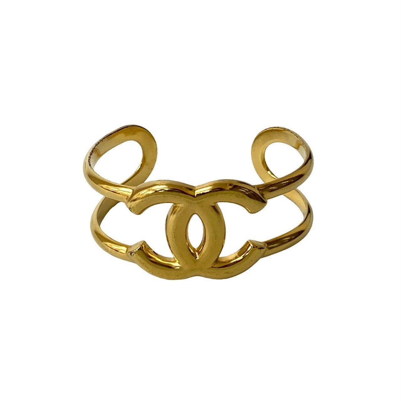 CHANEL Bangle Gold Plated gold