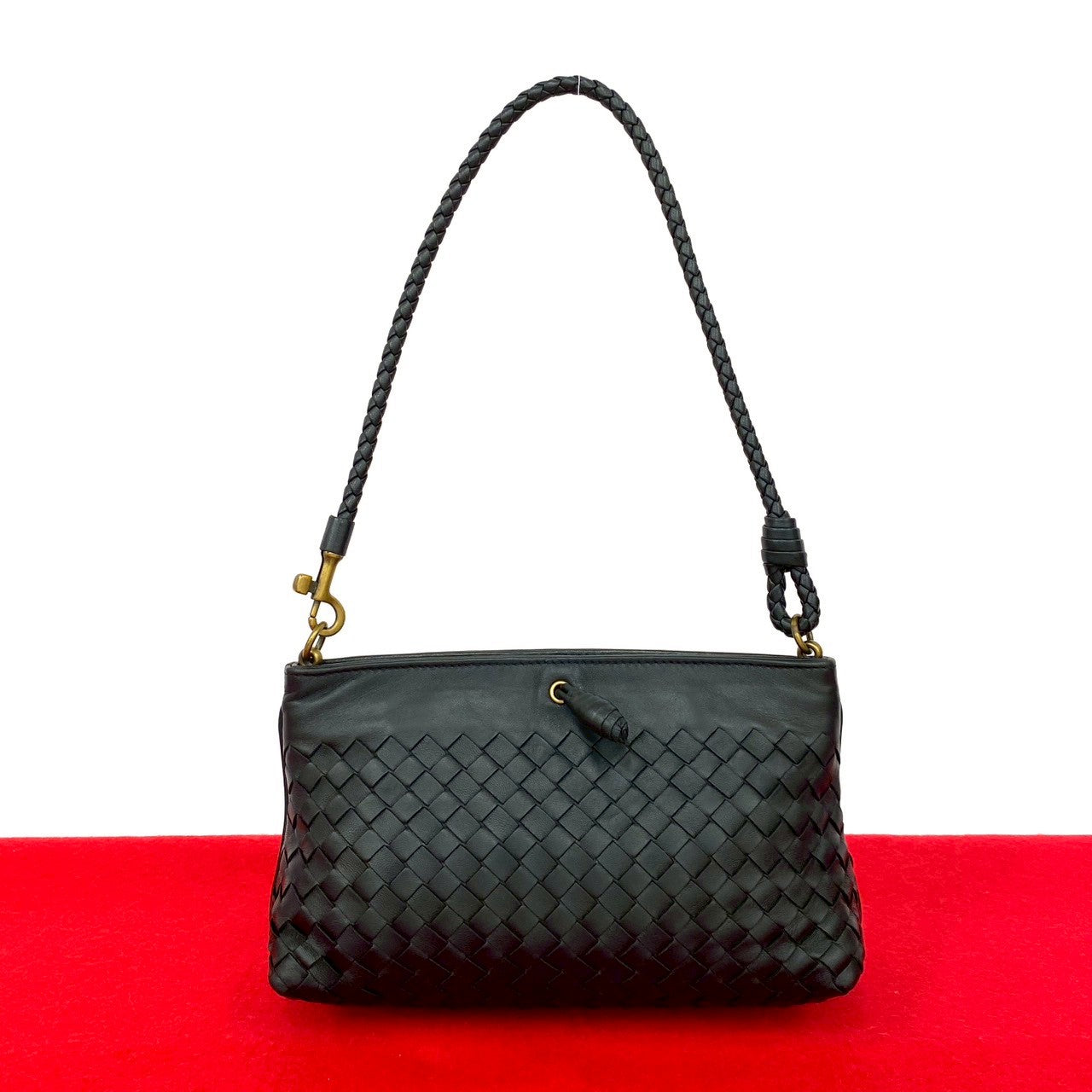 BOTTEGAVENETA Shoulder Bag leather black