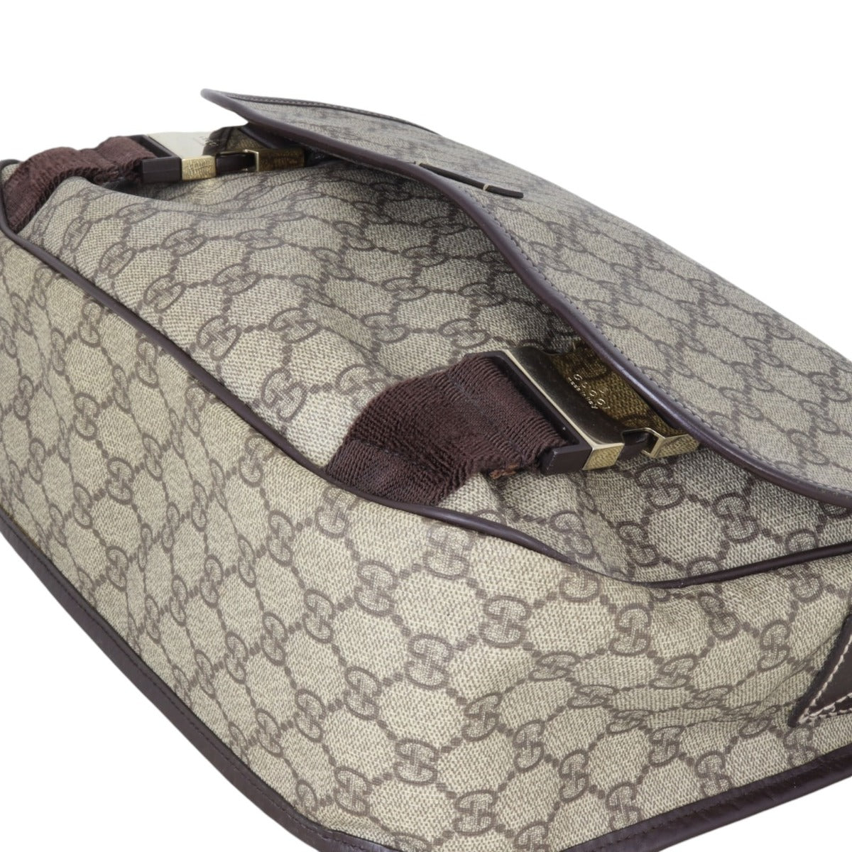 Gucci GG Supreme Double Buckle Messenger