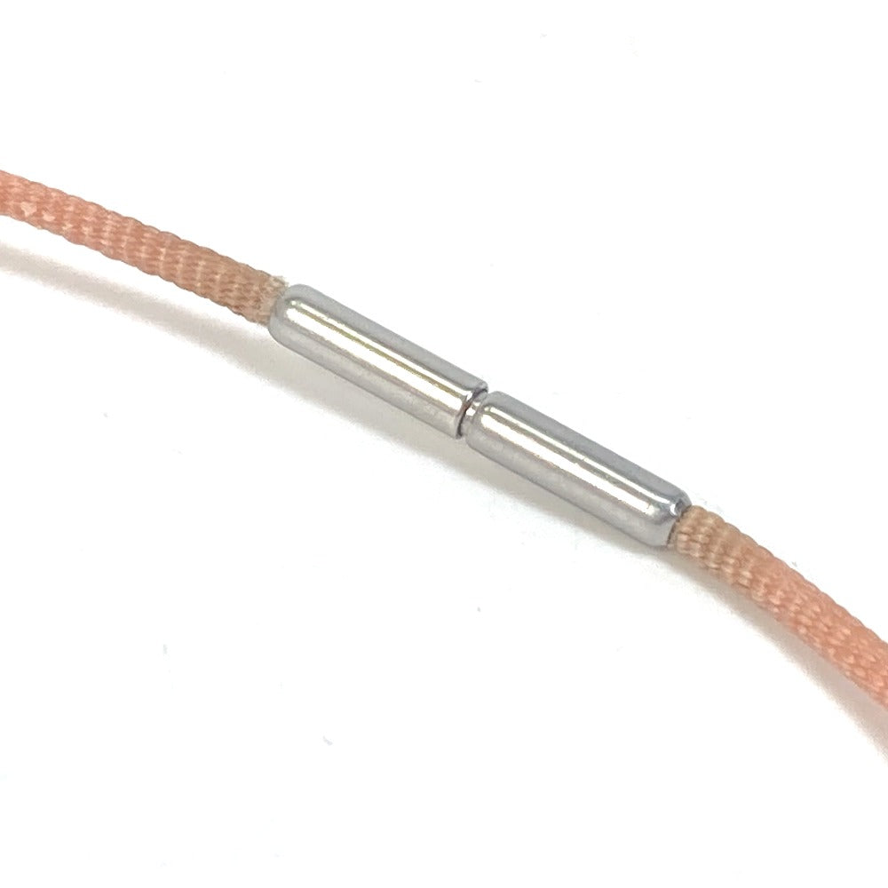 HERMES Necklace metal Pink x Silver Accessories Mailon Women