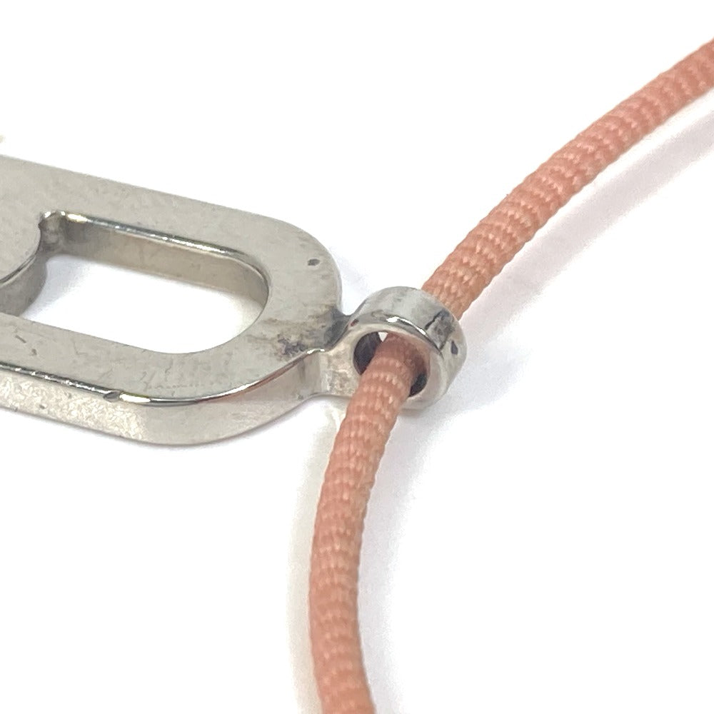 HERMES Necklace metal Pink x Silver Accessories Mailon Women