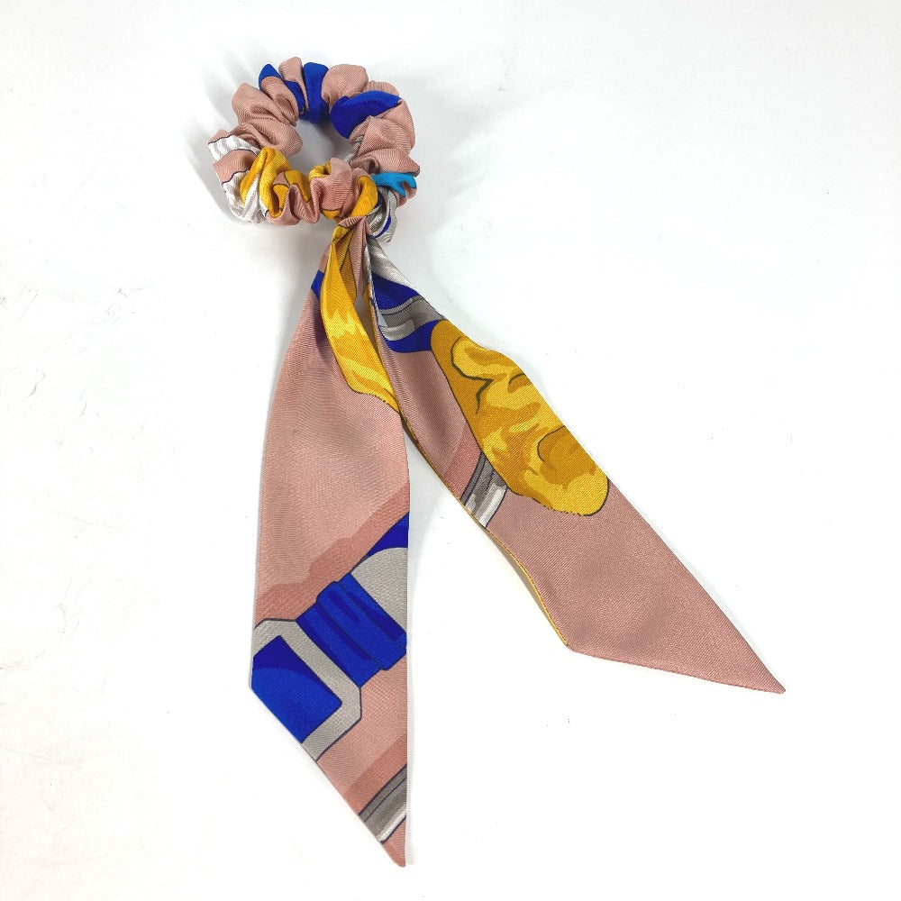 HERMES hair accessory silk multicolor Scrunchie Bella Women