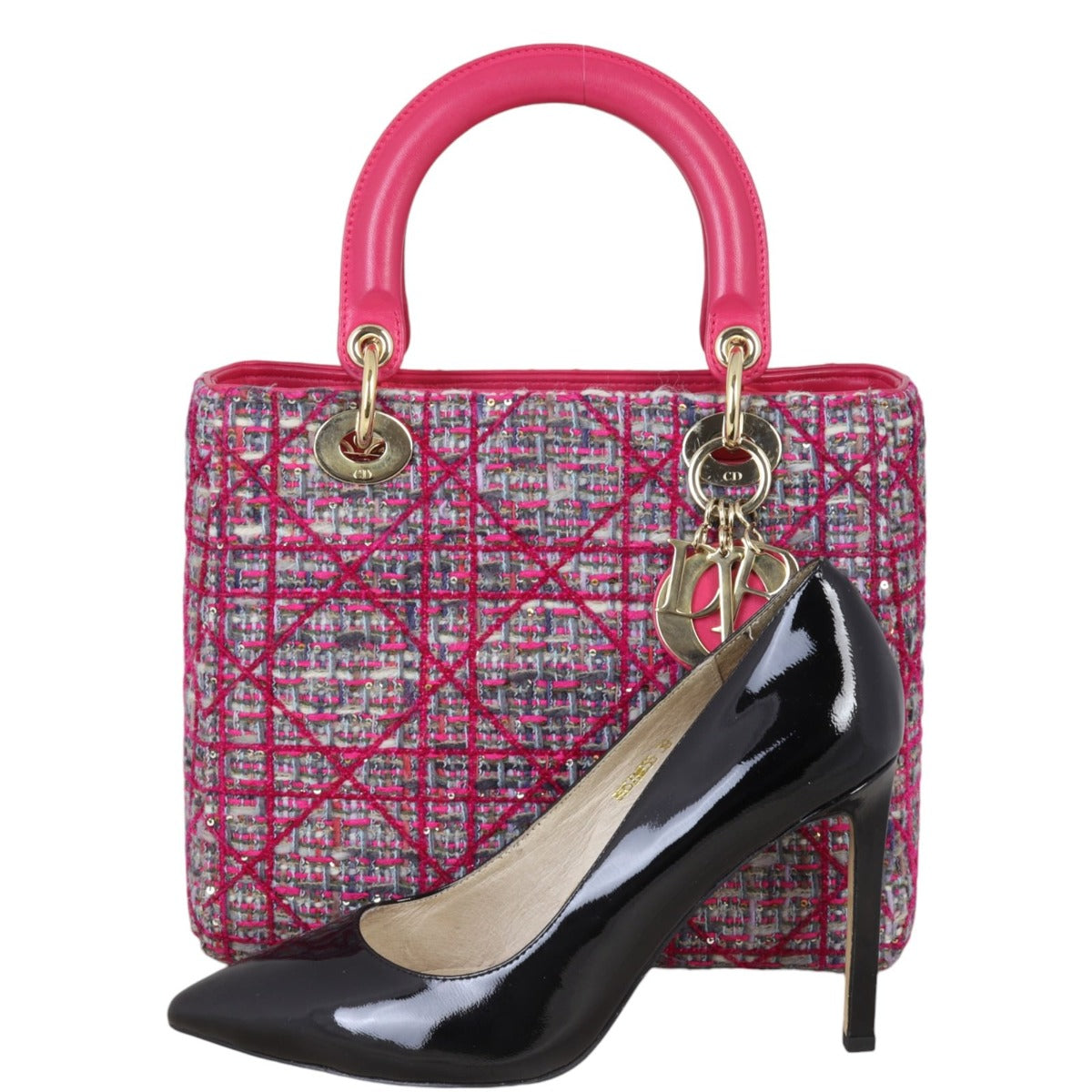 Dior Lady Dior Medium Tweed