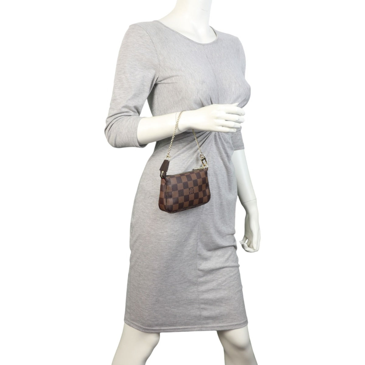 Louis Vuitton Mini Pochette Accessoires Damier Ebene