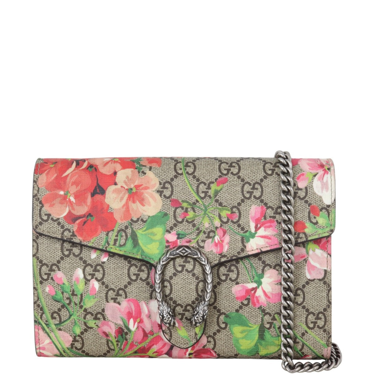 Gucci Dionysus GG Blooms Chain Wallet