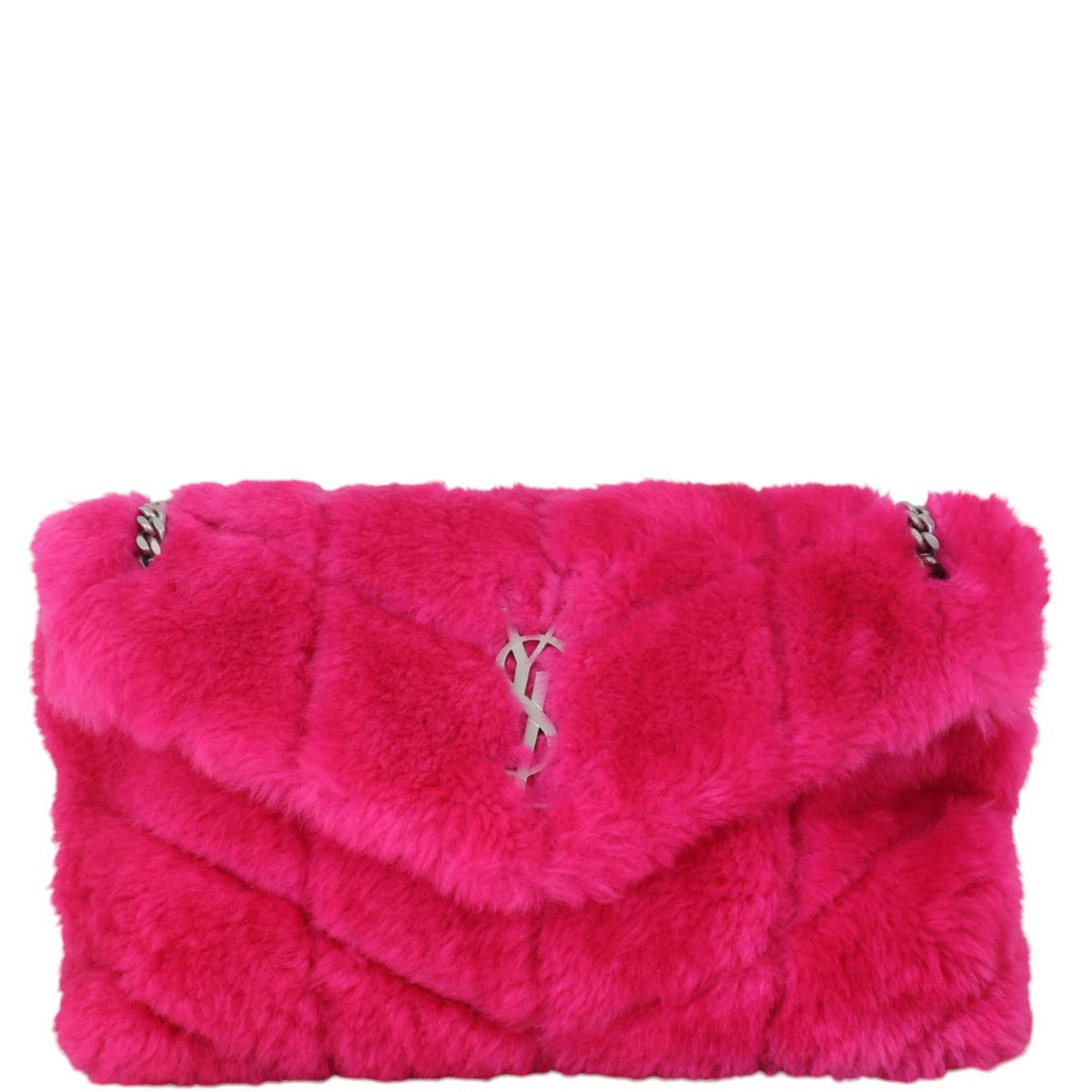 Saint Laurent Loulou Shearling Small