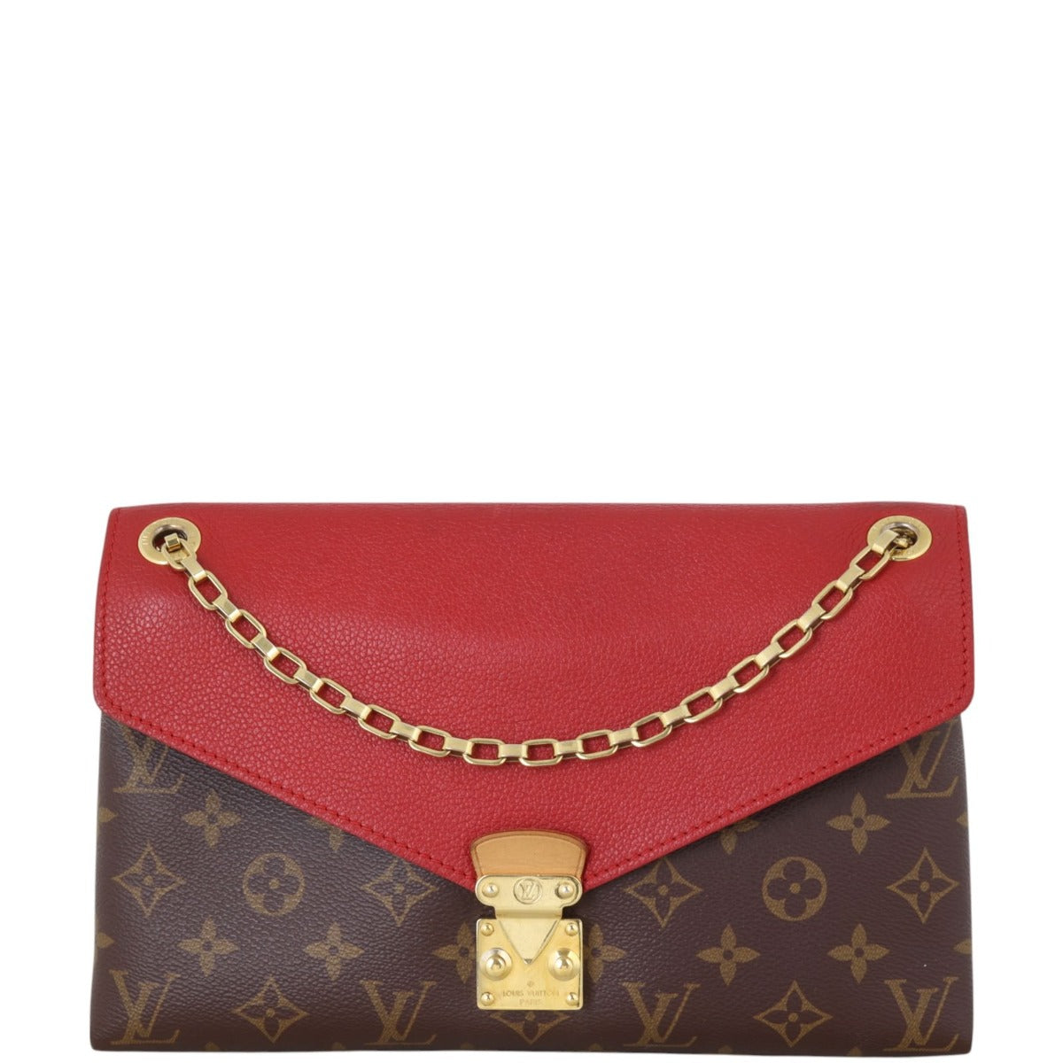 Louis Vuitton Pallas Chain Shoulder Bag Monogram
